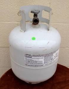 lot 111 image: Reusuable Propane Tank as shown