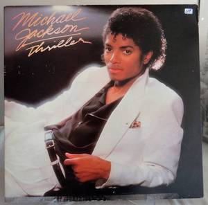lot 129 image: 1982 THRILLER MICHAEL JACKSON VINYL RECORD ALBUM 1982 Epic Pressing