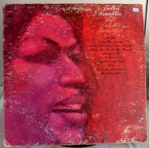 lot 136 image: The Legend - Aretha Franklin Soft And Beautiful LP Vinyl Columbia Record CS-9776 VG 1969
