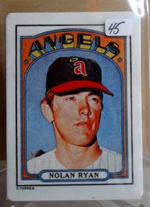 lot 45 image: LIMITED EDITION - 1993 TOPPS THE HAMILTON COLLECTION CERAMIC NOLAN RYAN 1972 TOPPS ANGELS #C1513