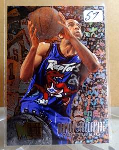 lot 57 image: ROOKIE - 1995-96 Fleer Metal #200 Damon Stoudamire - Toronto Raptors RC