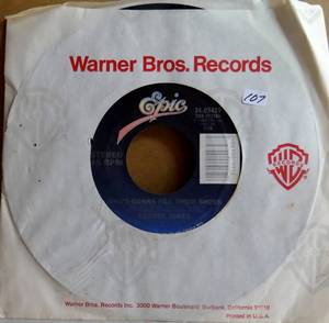 lot 107 image: George Jones   A Whole Lot of Troble For You  Whos Gonna Fill Their Shoes 45LP Epic