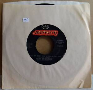 lot 113 image: Reba McEntire 80s POP COUNTRY 45 I Can See Forever in Your Eyes Mono  Stereo - Mercury