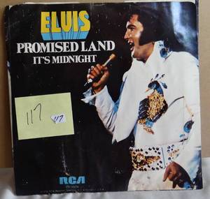 lot 117 image: $$$ 1974 Elvis Presley 45 Record PB-10074 Its Midnight Promised Land $$$ See COMPS