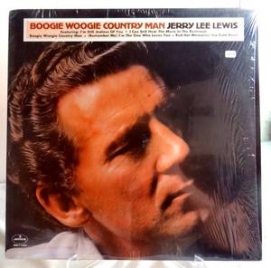 lot 120 image: $$$ Jerry Lee Lewis PROMO - Boogie Woogie Country Man Vintage Record Mercury 1975 $$$