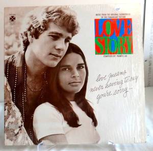 lot 124 image: VINTAGE - Record - Love Story - Original Movie Soundtrack - Album Vinyl LP Paramount 1970