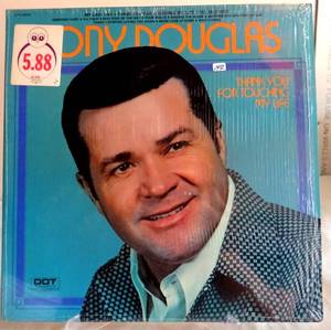 lot 142 image: Tony Douglas Thank You For Touching My Life 1973 Country LP