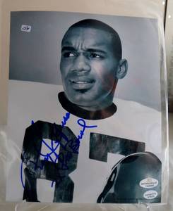 lot 154 image: AUTOGRAPHED - Roy Jefferson AutographedSigned Baltimore Colts 8x10 Photo WITH COA ($20.00)