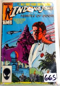 lot 172 image: Marvel Comic Indiana Jones and the Temple of Doom #1  ($14)