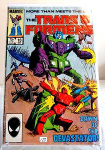 lot 173 image: TRANSFORMERS #10 Marvel Comic 1985 FN THE CONSTRUCTICONS First Printing