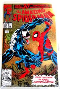 lot 175 image: 1993 Marvel Amazing Spiderman 375 Giant Sized, first appearance Ann Weying She-Venom ($15)
