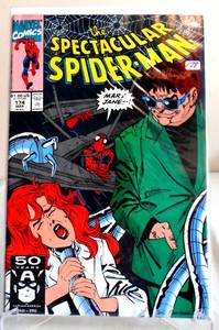 lot 178 image: Spectacular Spider-Man (1976 series) #174 in VF  condition. Marvel comics