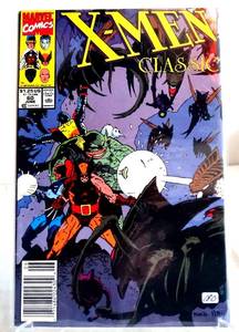 lot 180 image: Marvel 1991 X-Men Classic Comic Book #60 June 1991 ($10)