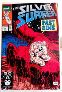 lot 184 image: Silver Surfer #48 Marvel Comics VF