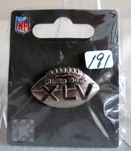 lot 191 image: COLLECTIBLE SUPERBOWL 45 FOOTBALL PIN - NIP (HOSTED AT COWBOYS ATT STADIUM)