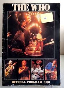 lot 200 image: $$$ 1980 The Who Official Concert Tour Program- Who Are You - See Comps