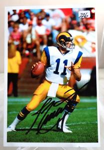 lot 226 image: AUTOGRAPHED - QUARTERBACK JIM EVERETT - RAMS
