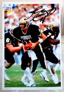 lot 227 image: AUROGRAPHED - QUARTERBACK JIM EVERETT (PERDUE) PHOTO