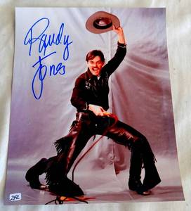 lot 242 image: AUTOGRAPHED - VILLAGE PEOPLE COWBOY RANDY JONES HAND SIGNED 8 X 10 PHOTO