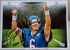 lot 268 image: AUTOGRAPHED - Chicago Bears KEVIN BUTLER Signed 4x6 Photo NFL AUTOGRAPH W SUPERBOWL INSCRIPTION ($10.00)