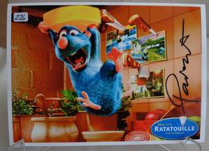 lot 276 image: AUTOGRAPHED - PATTON OSWALT Signed 4x6 RATATOUILLE Photo REMY ($15.00)