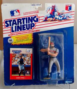 lot 278 image: 1988 OZZIE VIRGIL - Starting Lineup - SLU - Sports Figurine - ATLANTA BRAVES