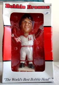 lot 288 image: 2002 Pete Rose Farewell to Riverfront Cincinnati Reds Bobblehead Bobble Dreams - NIB ($35.00)