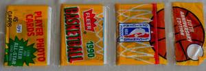 lot 289 image: 1990-91 FLEER BASKETBALL Sealed RACK PACK  - MICHAEL JORDAN #26 POSSIBLE