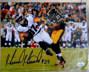lot 147 image: AUTOGRAPHED - Pittsburgh Steelers Mike Mitchell Signed 8x10 Photo with COA