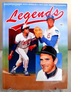 lot 151 image: Legends Sports Memorabilia Magazine July-August 1991 Program - ($15-$20)