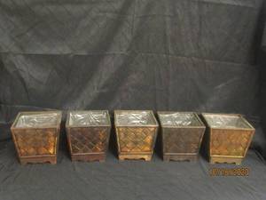 lot 783 image: TOTAL OF 5 PLANTERS 7 H&nbsp