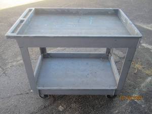 lot 803 image: 2- SHELF CART ON WHEELS&nbsp