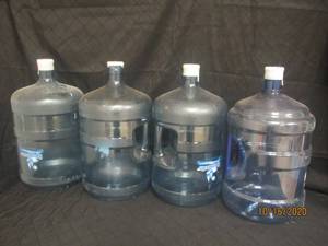 lot 811 image: TOTAL OF 4&nbsp 5GAL REFILL WATER BOTTLES&nbsp