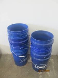 lot 824 image: TOTAL OF 10&nbsp 5- GALLON LOWES GENERAL BUCKETS&nbsp