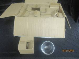 lot 855 image: TOTAL OF 12 HANDCRAFTED GLASSWARE HALF&nbsp BUBBLE BOWL&nbsp 3.5  X 3.75&nbsp