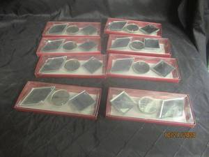 lot 871 image: TOTAL OF 8 PACK&nbsp OF HANGING CLEAR&nbsp CRYSTALS&nbsp&nbsp(TOTAL OF 24 PCS )
