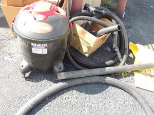 lot 59 image: shop vac blower with hose all attachments 45.5 L 6.5 HP