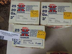 lot 125 image: Western Super x 20 gauge 3 4 shot x 2 and 2.75 4 shot x 1