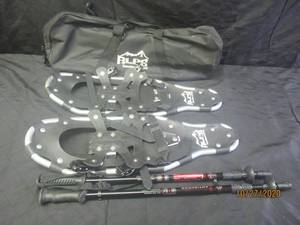 lot 25 image: ALPS SNOW SHOES GEAR WITH ANTISHOCK POLES WITH CARRY BAG&nbsp