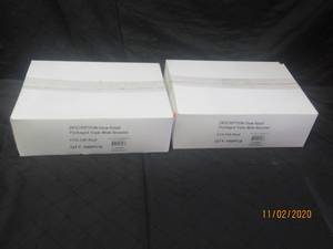 lot 104 image: 2 BOXES OF GLOW BRACELETS TRIPLE WIDE (RED)