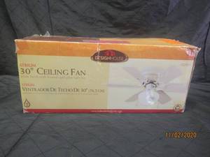 lot 106 image: ATRIUM DESIGN HOUSE 30 CEILING FAN NEW IN BOX