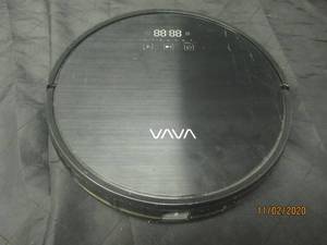 lot 134 image: VAVA ROBO DUSTER ROBOT VACUUM MODEL VA-RV001  POWERS ON (POWER CORD NOT INCLUDED)