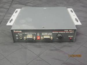lot 204 image: EXTRON RGB160 UNIVERSAL INTERFACE WITH ADSP POWERS ON&nbsp ( NO POWER CORD INCLUDED )