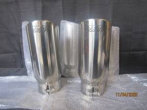 lot 261 image: 5 NEW MBRP INC PERFORMANCE STAINLESS STEEL EXHAUST TIPS