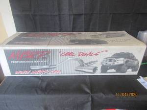 lot 270 image: MBRP COOL DUALS PERFORMANCE EXHAUST S5018304 03-07 1500 CLASSIC NEW IN CLOSED BOX