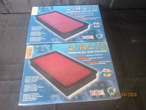 lot 295 image: 2 AIRAID PREMIUM AIR FILTER 850-338 LATE 99-02 FORD POWERSTORKE NEW IN BOX