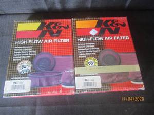 lot 296 image: 2 K&N AIR FILTER 33-2008 NEW IN BOX
