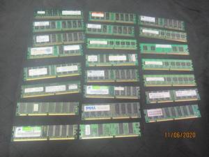 lot 170 image: 23 STICKS OF RAM PC MEMORY