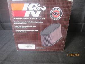 lot 309 image: K&N HIGH FLOW AIR FILTER E-0776 NEW IN BOX