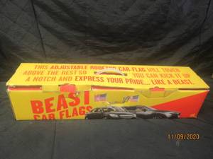 lot 339 image: NEW BEAST CAR FLAG&nbsp